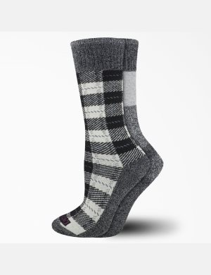 Dickies Thermal Plaid Crew Blancos | FSHGDE526