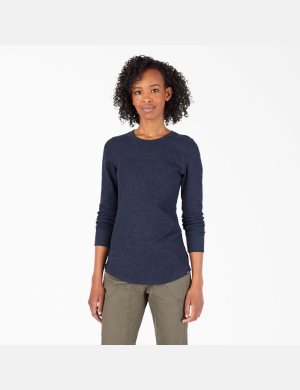 Dickies Thermal Shirt Azul Marino | IHRXKM541