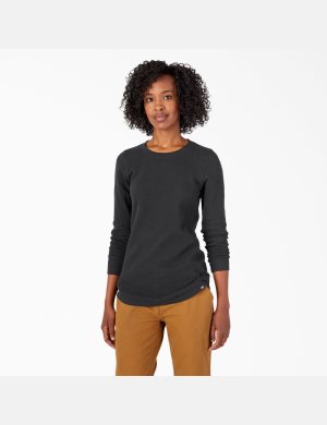 Dickies Thermal Shirt Negros | GMOTWZ715