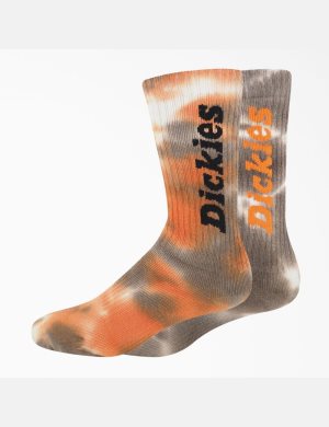 Dickies Tie-Dye Crew Naranjas | NJKIBR618