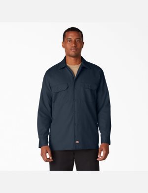 Dickies Trabajo Shirt Azul Marino | EBAZTP478