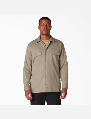 Dickies Trabajo Shirt Marrom | MGSOXT981