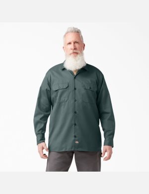 Dickies Trabajo Shirt Verdes | CWDTUI369