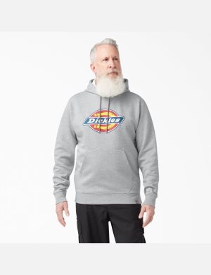 Dickies Tri-Color Logo Fleece Grises | XDUZPN063