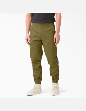 Dickies Twill Jogger Verdes | TSIXCG304
