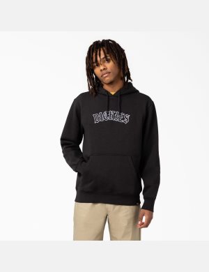 Dickies Union Springs Logo Negros | AWILBY493
