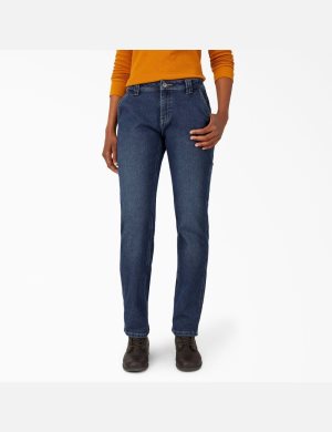 Dickies Warming Denim Carpenter Azules | PRUMFO862