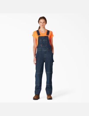 Dickies Warming Double Knee Bib Azules | XIJGUC826