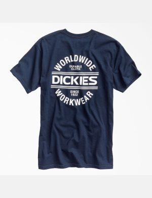 Dickies Worldwide Workwear Estampados Azul Marino | MTXJAP317