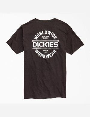Dickies Worldwide Workwear Estampados Negros | NFHTXP025